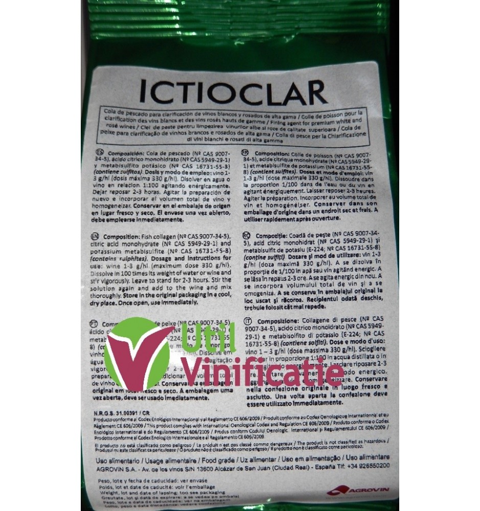 Ictioclar gelatina din peste