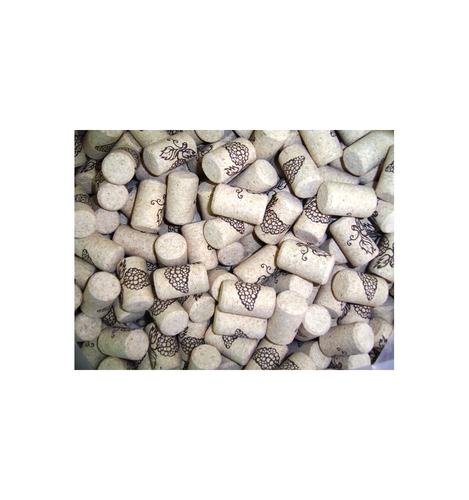 Dop pluta aglomerata 38x24 mm.