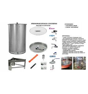 Galo - Cisterna inox fund plan 150L