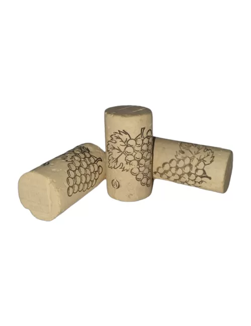 Dop pluta naturala colmatata 45x24 mm.